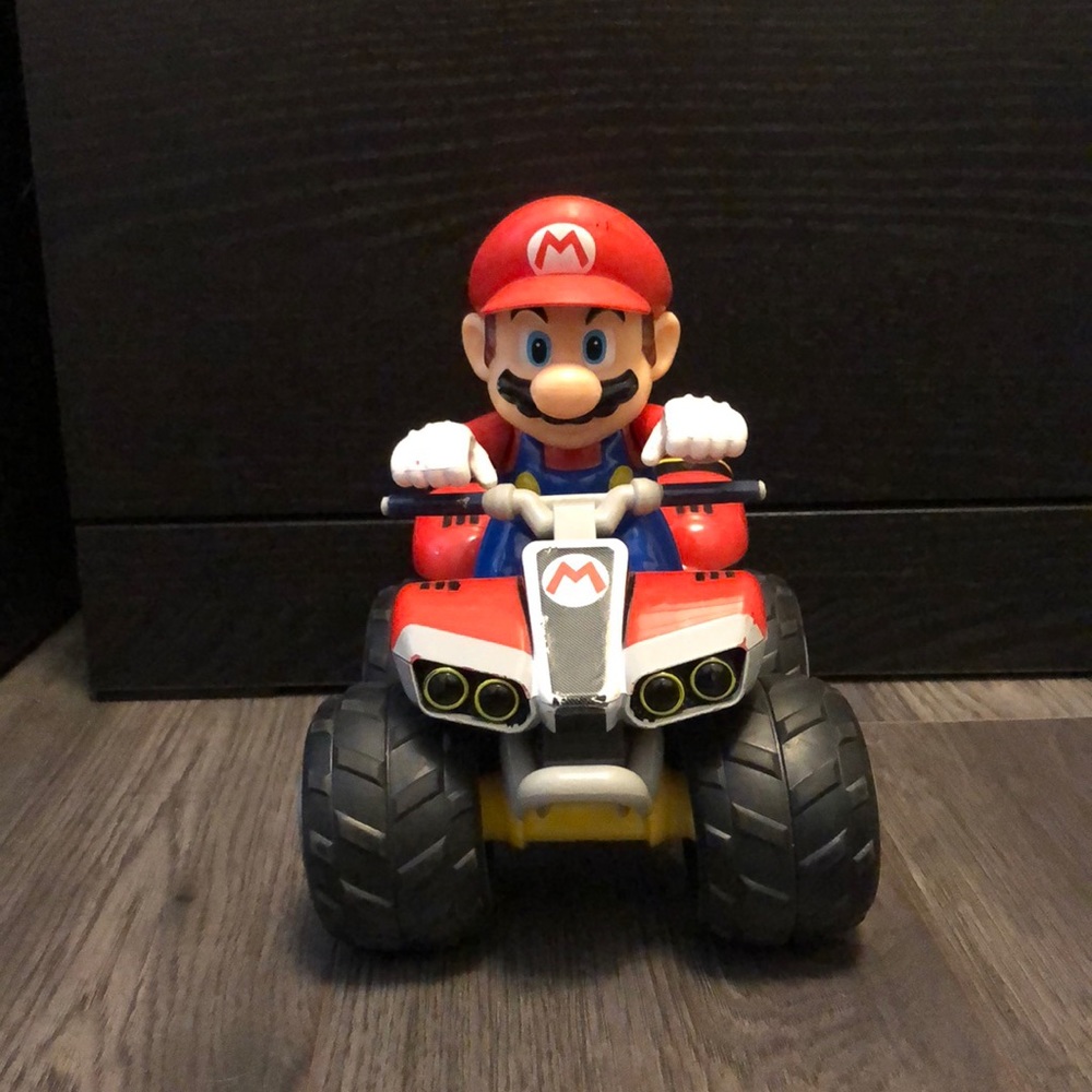 Mario 4 wheeler toy vehicle!